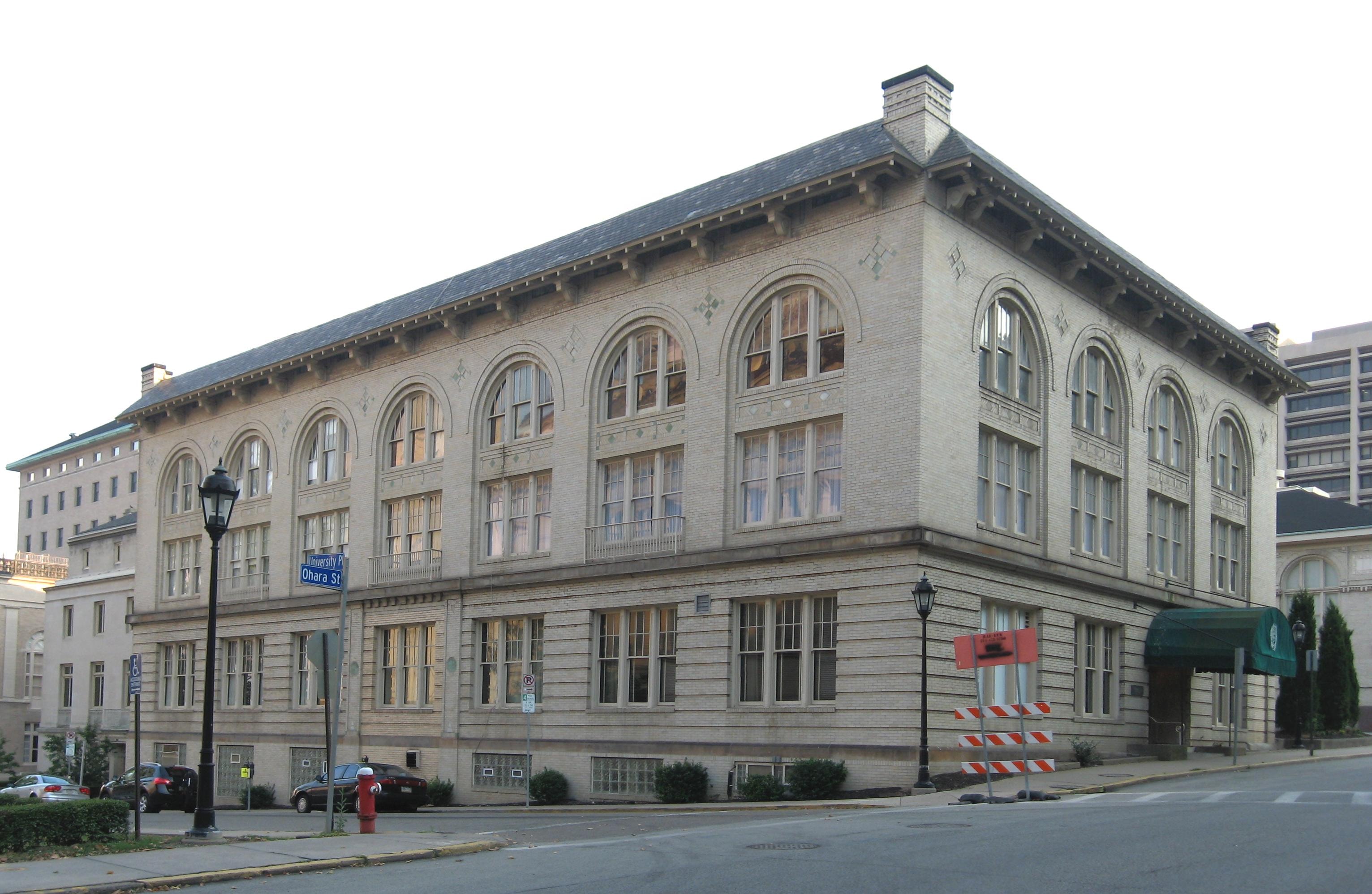 Alumni Hall exterior, University of Pittsburgh